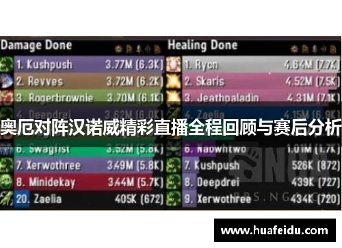 奥厄对阵汉诺威精彩直播全程回顾与赛后分析 奥厄对阵汉诺威精彩直播全程回顾与赛后分析